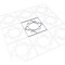 Ekena Millwork Extra Small Gypsum Decorative Fretwork Wall Panels in Architectural PVC, 7 3/8"W x 7 3/8"H x 3/8"T WALP08X08GYP - alternate 4